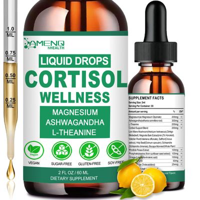 Cortisol Supplements for Women Men, 16-in-1 Cortisol Reducer Detox Manager w. Magnesium, Ksm-66 Ashwagandha, L-Theanine, Rhodiola, Phosphatidylserine for Lower Cortisol, Mood, Focus, Sleep Support