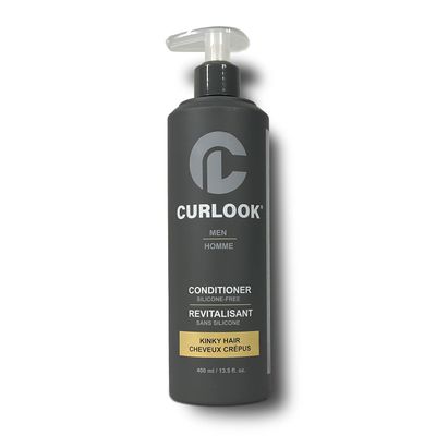 CURLOOK Kinky-Coily Conditioner Silicone Free - 400ml (13.5 oz) adds softness, and shine to help tame stubborn kinky hair