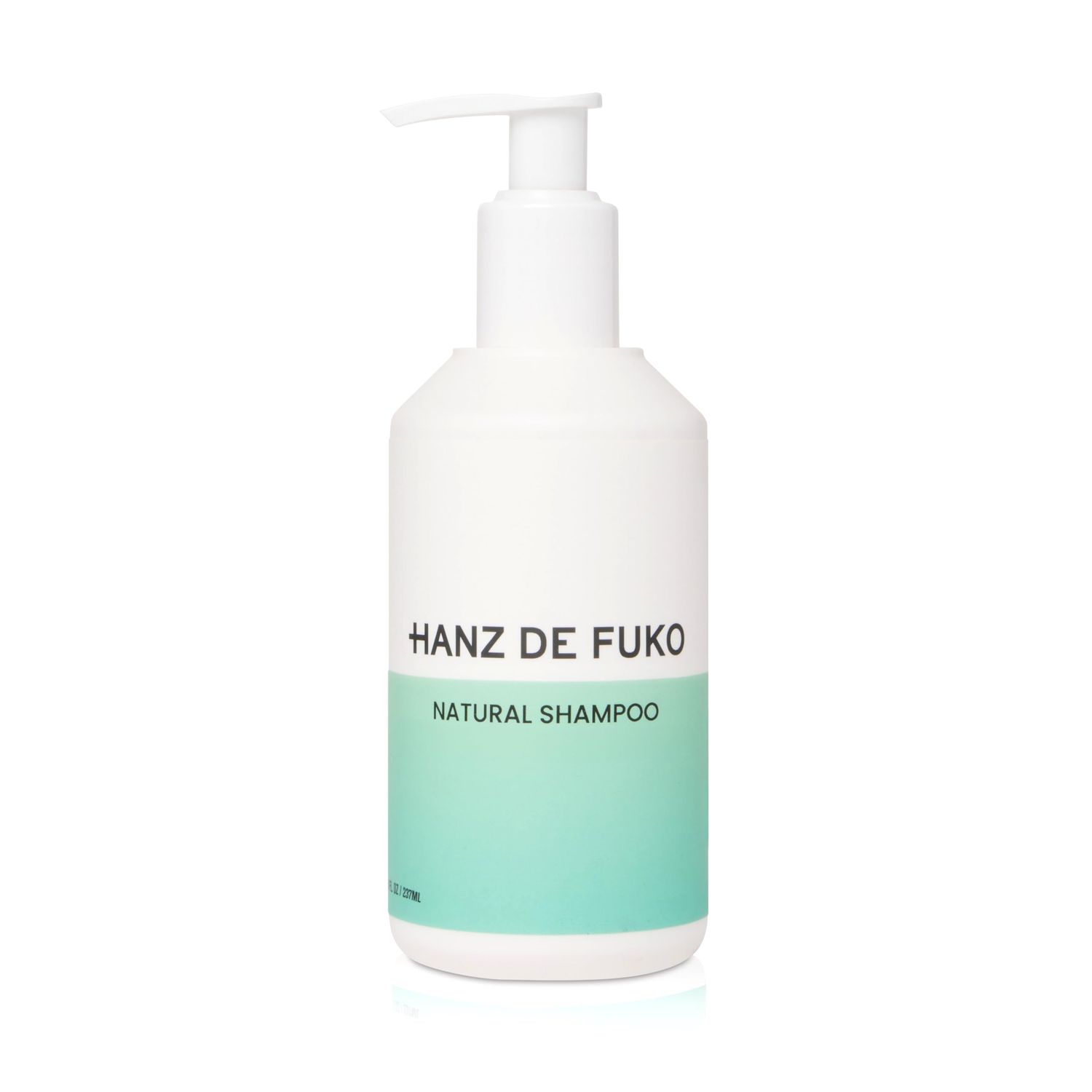 Hanz de Fuko Premium Natural Shampoo - High Performance Hair Cleanser - Sulfate and Paraben Free - Soothes Scalp Irritation - 16 Natural Plant Extracts, 8 oz.