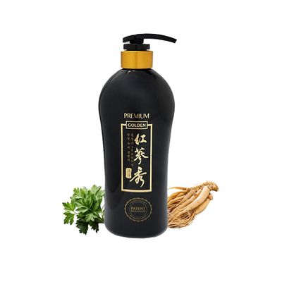Red Ginseng 3X Premium Golden Shampoo 24.68 fl.oz (730ml) with a 6-year-aged Korean Red Ginseng revitalizes all Hair Types. It soothes itchy Scalp and strengthens thinning Hair Naisture
