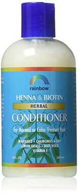 Rainbow Research Henna Biotin Herbal Conditioner for Normal or Color Treated Hair - 8 Oz