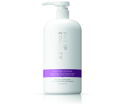 PHILIP KINGSLEY Moisture Extreme Enriching Conditioner for Curly Dry Damaged Hair Curls Moisturizing Deep Conditioning with Almond Wheatgerm Babassu Avocado Oil, 33.8 oz