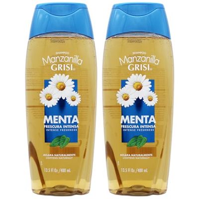 Grisi Manzanilla-Menta Shampoo 400ML, 2 PACK