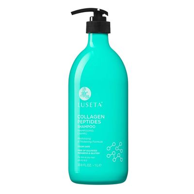 Luseta Moisturizing Thickening Shampoo with Collagen Peptides Strenghten and Moisturize for Thin,Dry and Damaged Hair,Promote Thickness and Reduce Breakage 33.8oz