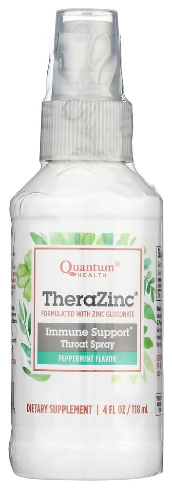 Quantum Health, TheraZinc Spray, 4 Ounce (Pack of 2)