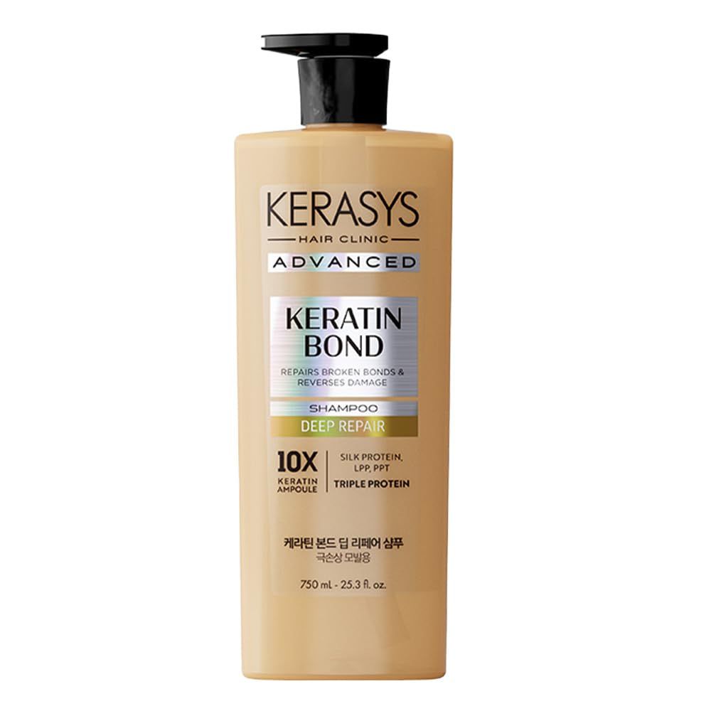 Kerasys Advanced Keratin Bond Shampoo 20.2 fl oz 600 ml (Deep Repair)