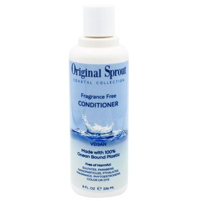 Original Sprout Coastal Collection Conditioner for All Hair Types, Fragrance-Free Conditioner, Vegan, 8 oz. Bottle