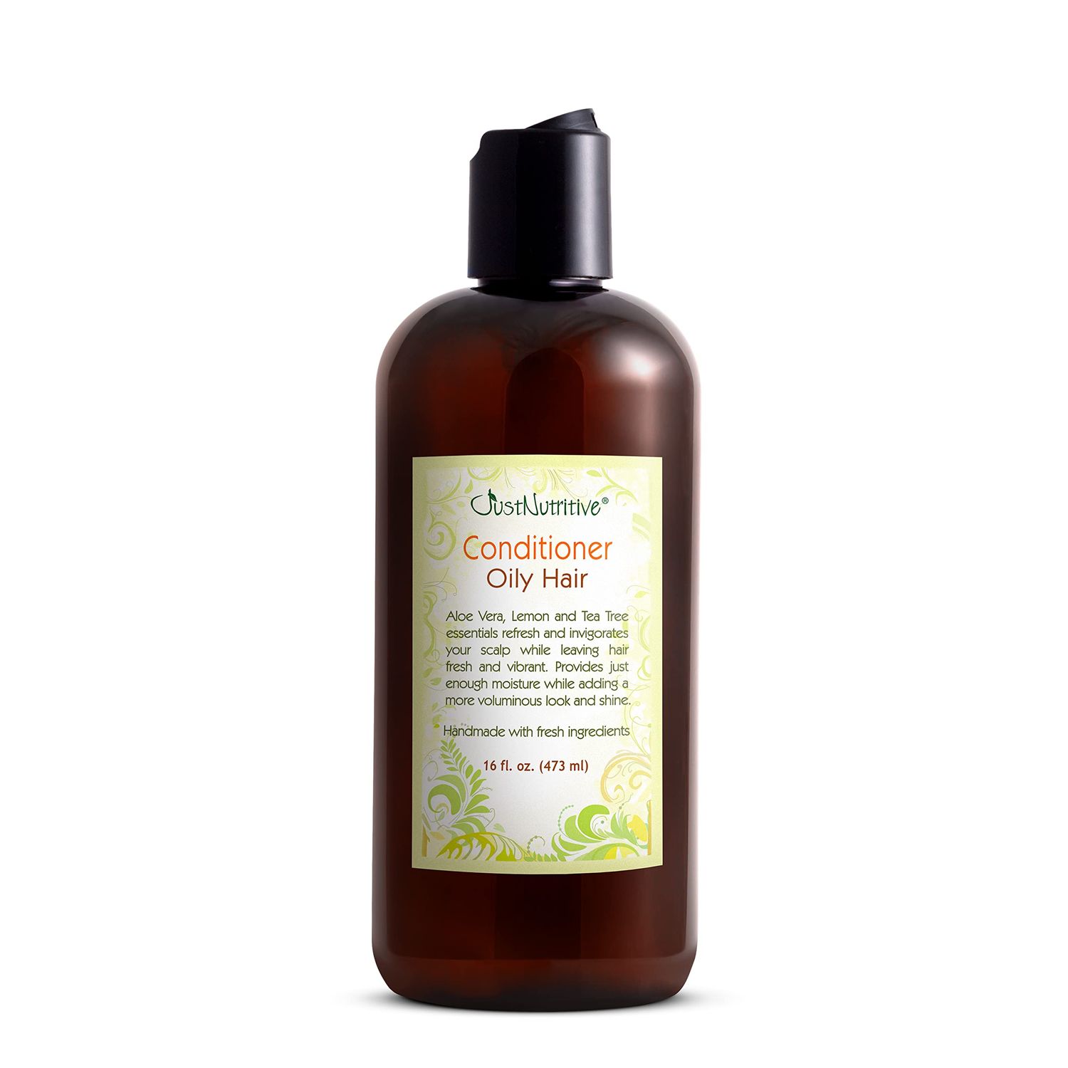 Just Nutritive Oily Hair Conditioner Oily Hair Treatment Nutrient Rich Tea Tree Conditioner for Men and Women Best Conditioner for Oily Hair Natural Cleansing Conditioner 16 Fl Oz