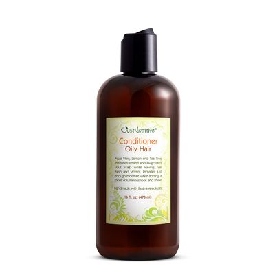 Just Nutritive Oily Hair Conditioner Oily Hair Treatment Nutrient Rich Tea Tree Conditioner for Men and Women Best Conditioner for Oily Hair Natural Cleansing Conditioner 16 Fl Oz