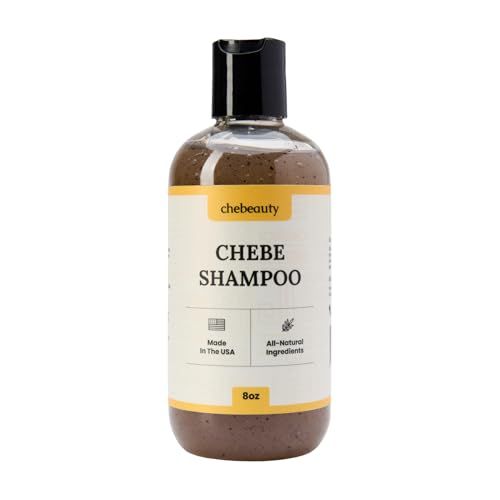 Chebeauty Chebe Shampoo for Hair Growth - Perfect Hydration with Lavender Oil, Aloe Vera, and Chebe Powder - For Curly and Afro Hair (8 Oz)