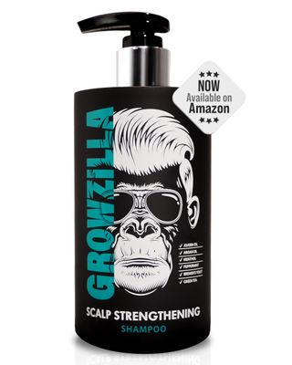 Amazon Exclusive GROWZILLA Scalp Strengthening Biotin Shampoo Hair Shampoo for Thinning Hair for Women Men wBiotin, 17 Essential Amino Acids, Niacinamide, Salicylic Acid Panthenol 13.5 Fl Oz