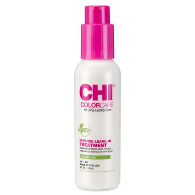 CHI ColorCare Intense Leave-In Treatment, Multi-Benefit Hair Product Intensely Revives Nourishes Dull Hair, Sulfate, Paraben, Cruelty-Free, 4 Oz