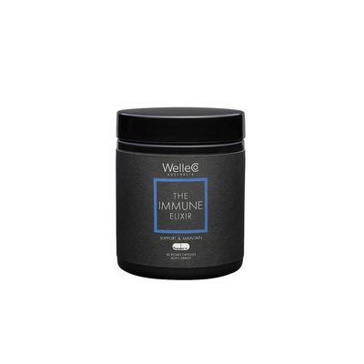 WelleCo The Immune Elixir Immune Support Supplement with Vitamin C, Zinc, Elderberry, Astragalus, B Vitamins Reishi Mushroom for Immunity, Fatigue, Overall Wellness, Gluten Free Vegan, 60 Capsules