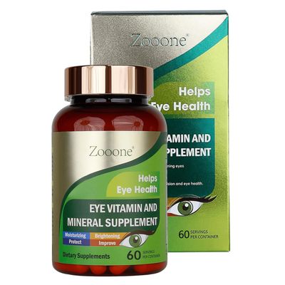 zooone- 60pcs Lutein Eye Vitamins Supplement Nutritional Supplement for Macular Health Dry Eye Support, Contains Lutein, Zinc, Vitamins CE Zeaxanthin zooone- 60pcs Lutein Eye Vitamins Supplement Nutritional Supplement for Macular Health Dry Eye Support, Contains Lutein, Zinc, Vitamins CE Zeaxanthin