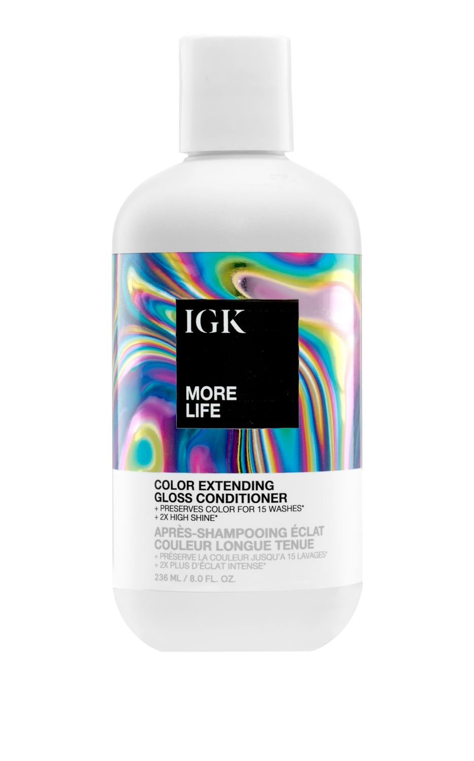 IGK More Life Color Extending Gloss Conditioner 236 ml 8 oz