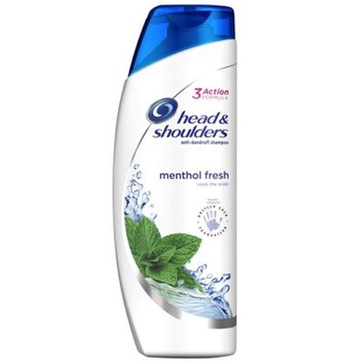 Head Shoulders Anti Dandruff Shampoo COOL MENTHOL Refreshment For All Hair Types 13.5 Oz. (2 Pack) mtc