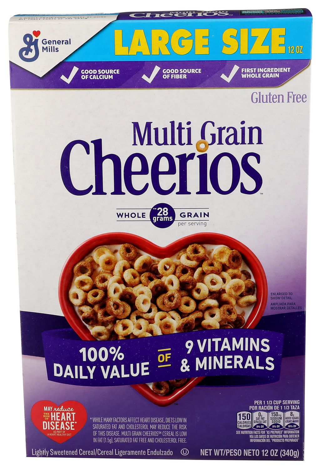 General Mills, Cheerios Multi Grain, 12 Ounce