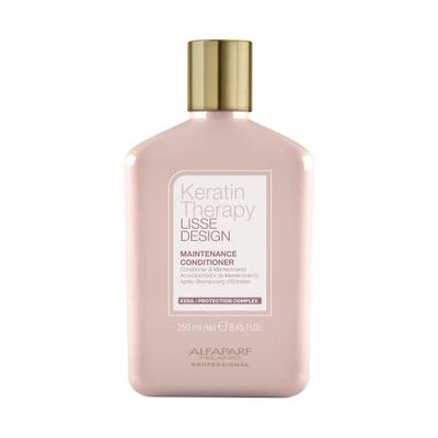 Alfaparf Milano Lisse Design Keratin Conditioner for Damaged Hair - Maintains and Enhances Keratin Smoothing Treatment - Anti-Frizz - Straightening and Hydrating with Collagen and Keratin (8.45 oz)