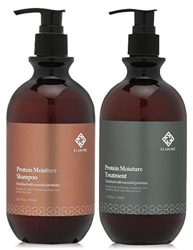 Elabore Protein Moisture Shampoo Treatment Set (15.21 fl.oz 450 ml)
