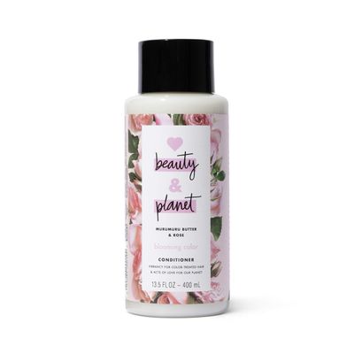 Love Beauty and Planet Blooming Color Conditioner for Color Treated Hair, Murumuru Butter Rose 13.5 oz
