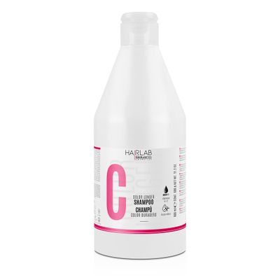 SALERM - Dyed, Bleached, or Gray Hair Shampoo - Shampoo Color Longer Hair Lab - 600 ml - with Provitamin B5 and Vitamins A and E - Seals and Maintains Color - Sulfate and Paraben-Free