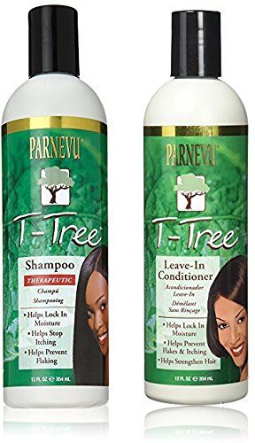 VALUABLE SET Parnevu T-Tree Therapeutic Shampoo Leave-in Conditioner, 12 Ounce EA