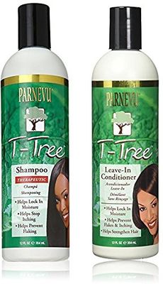 VALUABLE SET Parnevu T-Tree Therapeutic Shampoo Leave-in Conditioner, 12 Ounce EA