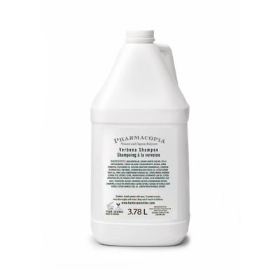 Pharmacopia Hotel Verbena Shampoo - Aromatherapy Hair Care with Natural Organic Ingredients - Vegan, Cruelty Free, Aromatic Shampoo, 128 oz