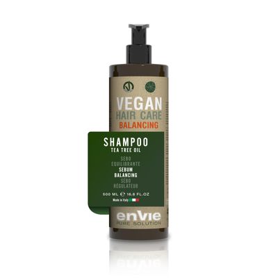 ENVIE LUXURY Vegan Hair Care Sebum Balancing Shampoo for Oily Hair Vegan Formula with Burdock, Almond, Emblic, Nettle Birch