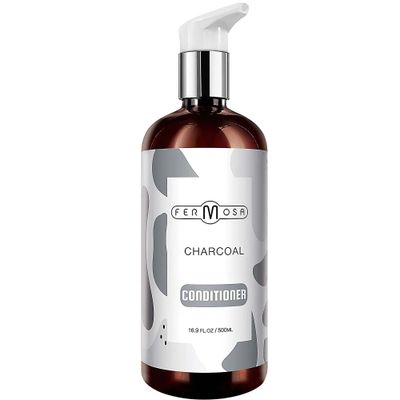 FERMOSA Charcoal Detox Conditioner, 16.9 oz, Moisturizing Nourishing, Anti Dandruff, Controls Frizz, Sulfate Natural Free