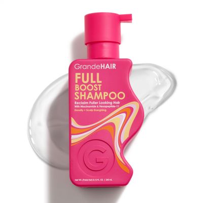 Grande Cosmetics Shampoo For Women, Cleanses, Exfoliates Reduces Fallout For Fuller Looking Hair, Sulfate-Free