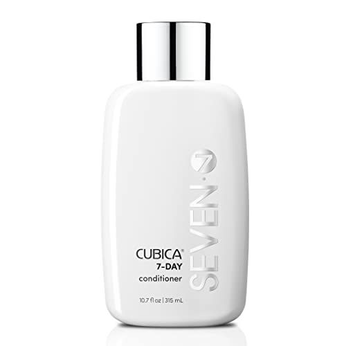 SEVEN Haircare Cubica 7-DAY Conditioner for Women Men, Detangle and Moisturize Hair, Sulfate Paraben Free, Cruelty Free with Honey, Shea Butter Pro Vitamin B5, Made in USA, 10.7 oz