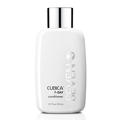 SEVEN Haircare Cubica 7-DAY Conditioner for Women Men, Detangle and Moisturize Hair, Sulfate Paraben Free, Cruelty Free with Honey, Shea Butter Pro Vitamin B5, Made in USA, 10.7 oz