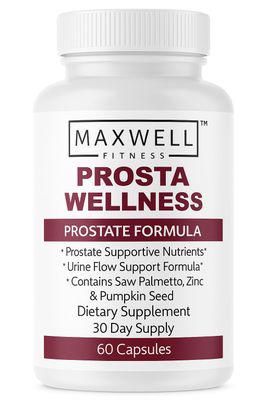Maxwell Fitness Prosta Wellnes Prostate Support Supplement, 60 Capsules, 30 Day Supply, with Saw Palmetto and Zinc (1)