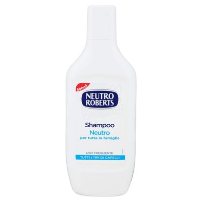 Neutro Roberts: Neutral Shampoo for the Whole Family - 17.6 Fluid Ounces (500mL) Bottle Italian Import