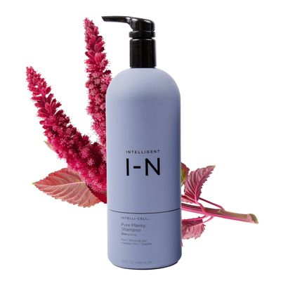 Intelligent Nutrients Pure Plenty Shampoo, Clarifies and Fortifies Fine, Thinning Hair, Organic Scalp-Stimulating Formula, Vegan, 32 Oz