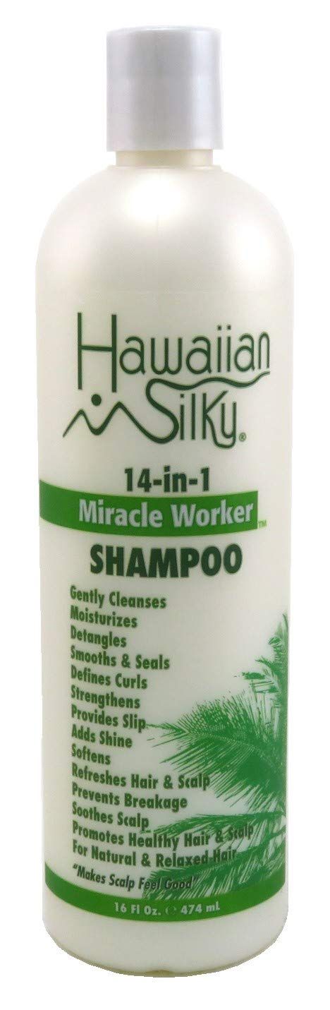 Hawaiian Silky Miracle Worker 14-In-1 Shampoo 16 Ounce (473ml) (Pack of 2)