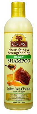 OKAY HONEY NOURISHING and STRENGTHENING SHAMPOO 12oz 355ml (12cs)