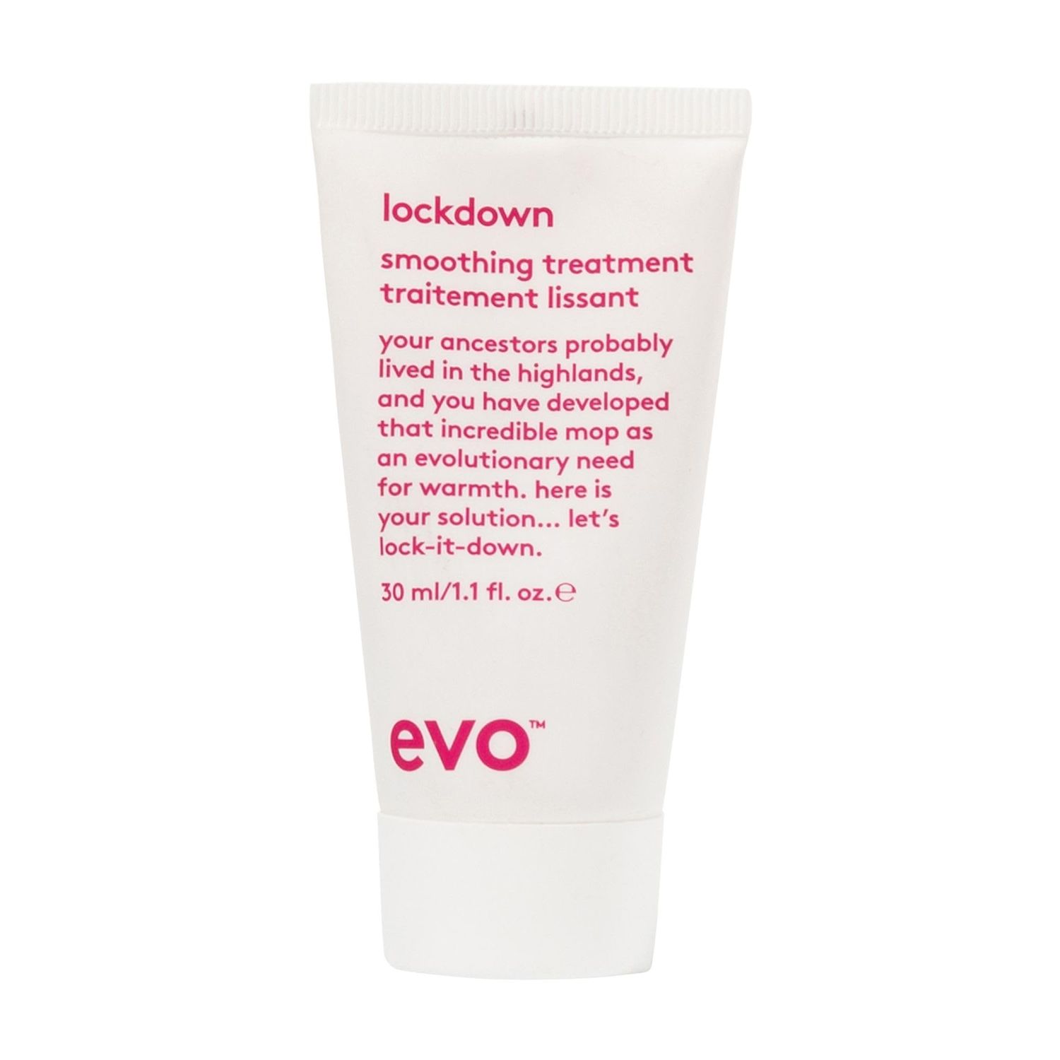 EVO Lockdown Smoothing Treatment - Leave-In Hair Treatment - Protects Color-Treated Hair and Reduces Frizz - Travel Size, 30ml 1.01fl.oz