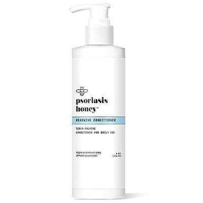 PSORIASIS HONEY Renewing Conditioner - Dry Scalp Treatment - Psoriasis Cream for Dry Hair - Coconut Oil Hair Moisturizer Helps Relieve Symptoms of Eczema, Dandruff, Dermatitis More (8oz)