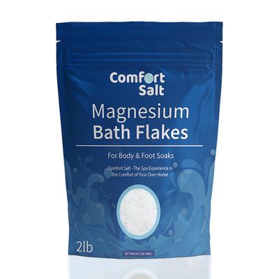 Comfort Salt Magnesium Bath Flakes Soak for Relaxation, Recovery, Wellness 2 Pound Bag