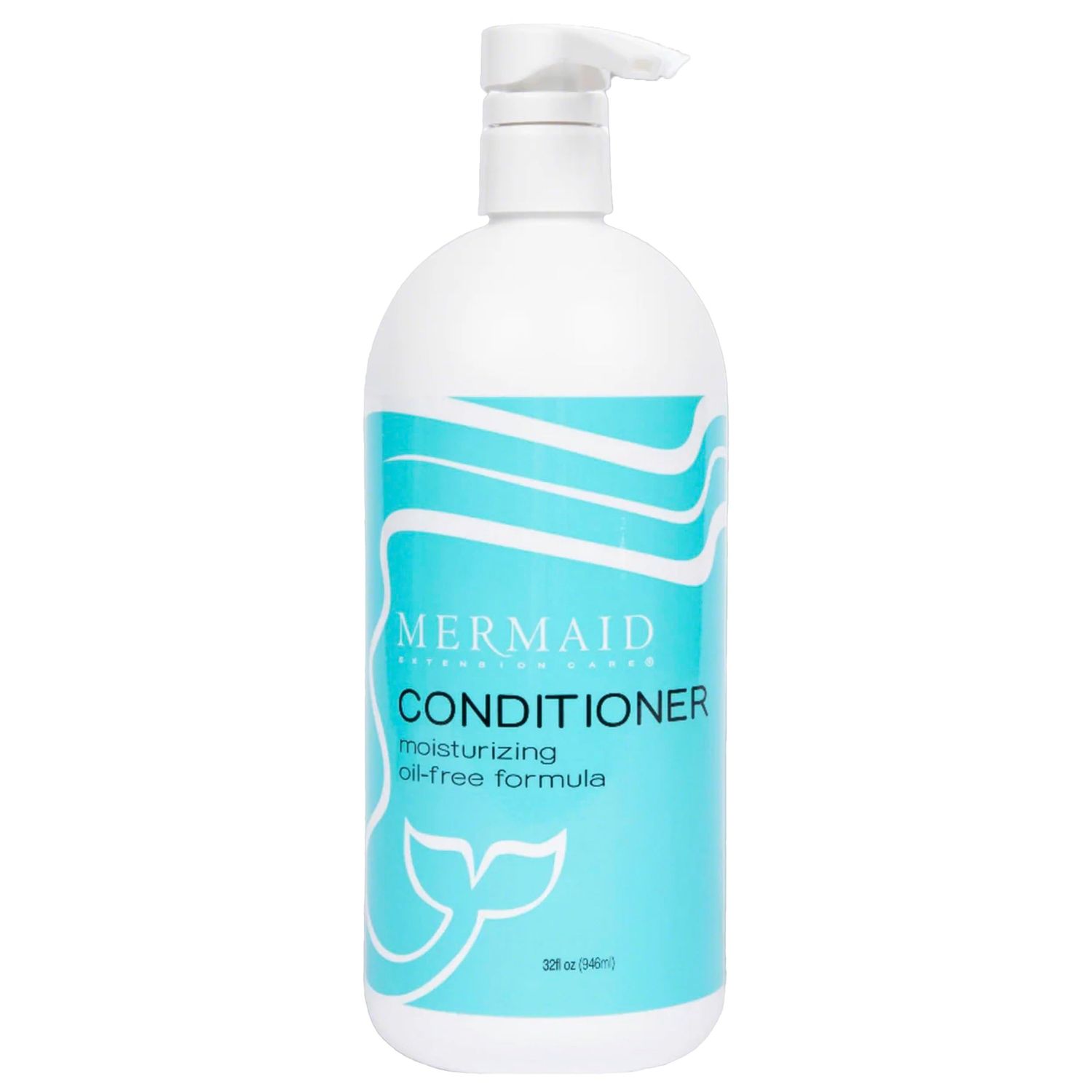 Mermaid Extension Care Conditioner, Moisturizing, Oil-Free Daily Formula for Hair Extensions, 32 fl oz