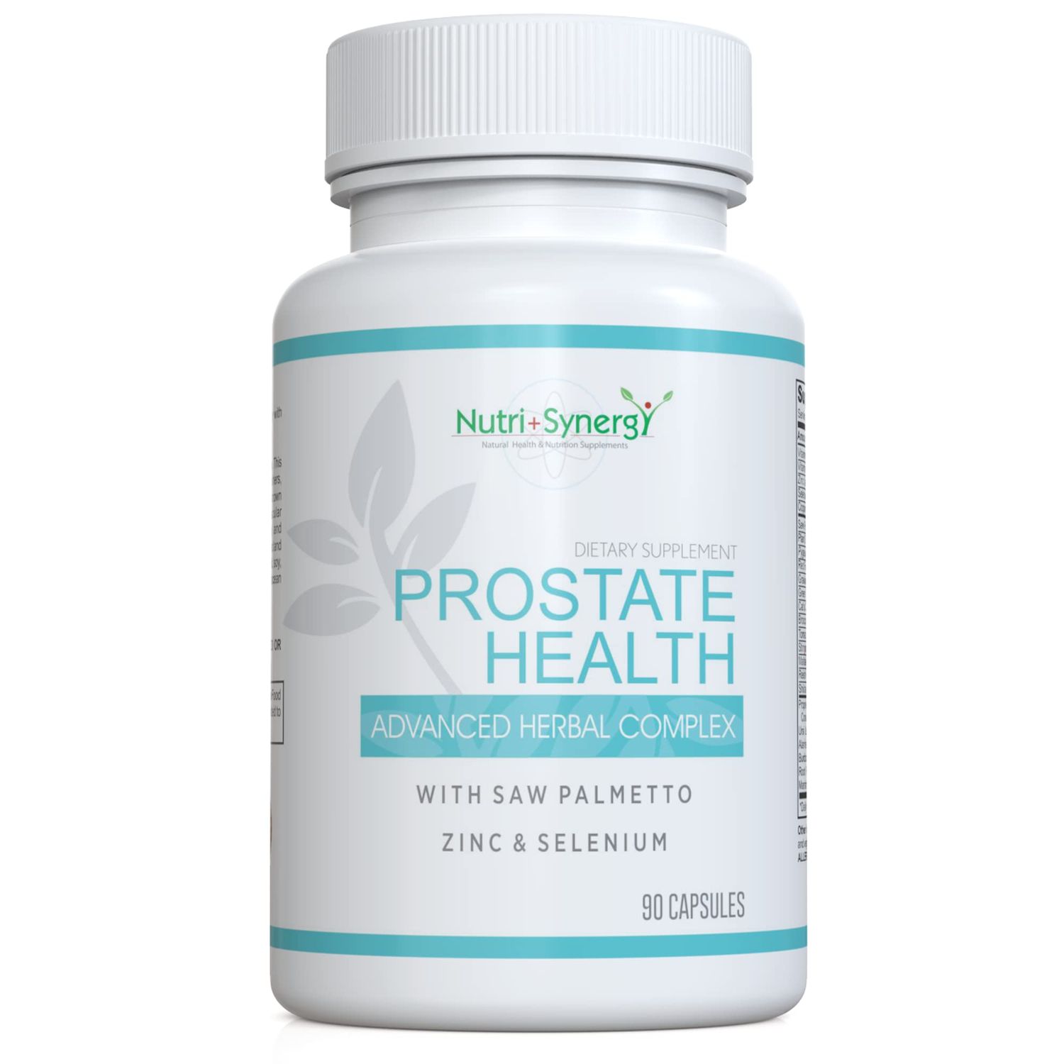 Nutri Synergy Prostate Health - Saw Palmetto, Zinc, Vitamins B6 E, Selenium, Advanced Formula for Prostate Support. 90 Capsules