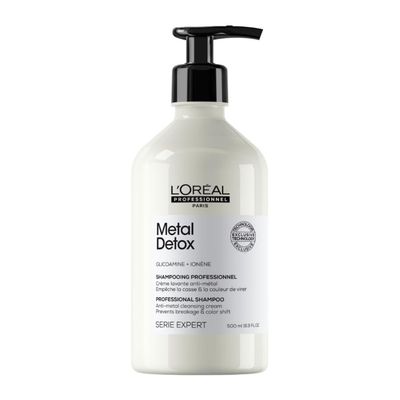 L&#39;Or al Professionnel Paris Metal Detox Shampoo Hard Water Chelating Shampoo Removes Metal Build Up Protect Color Add Shine Paraben Sulfate Free For Damaged Hair For All Hair Types