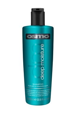 Osmo Deep Moisture Shampoo to Quench Your Hair with a Drench of Moisture, Tame Fiz and Smooth Your Hair with Ylang Ylang, Patchouli Oil and Panthenol Pro Vitamin B5, 1000ml