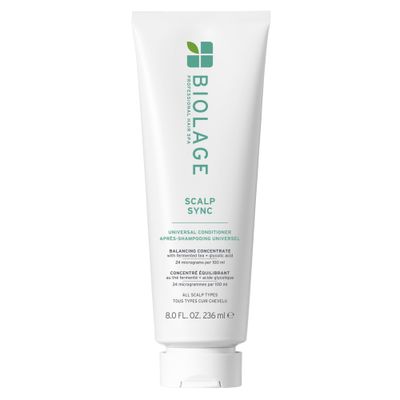 BIOLAGE Scalp Sync Universal Conditioner - Nourishing Hydrating for All Scalp Types, Lightweight Conditioning, Fermented Tea Blend Glycolic Acid, Vegan Paraben-Free, 8 Fl Oz, packaging may vary