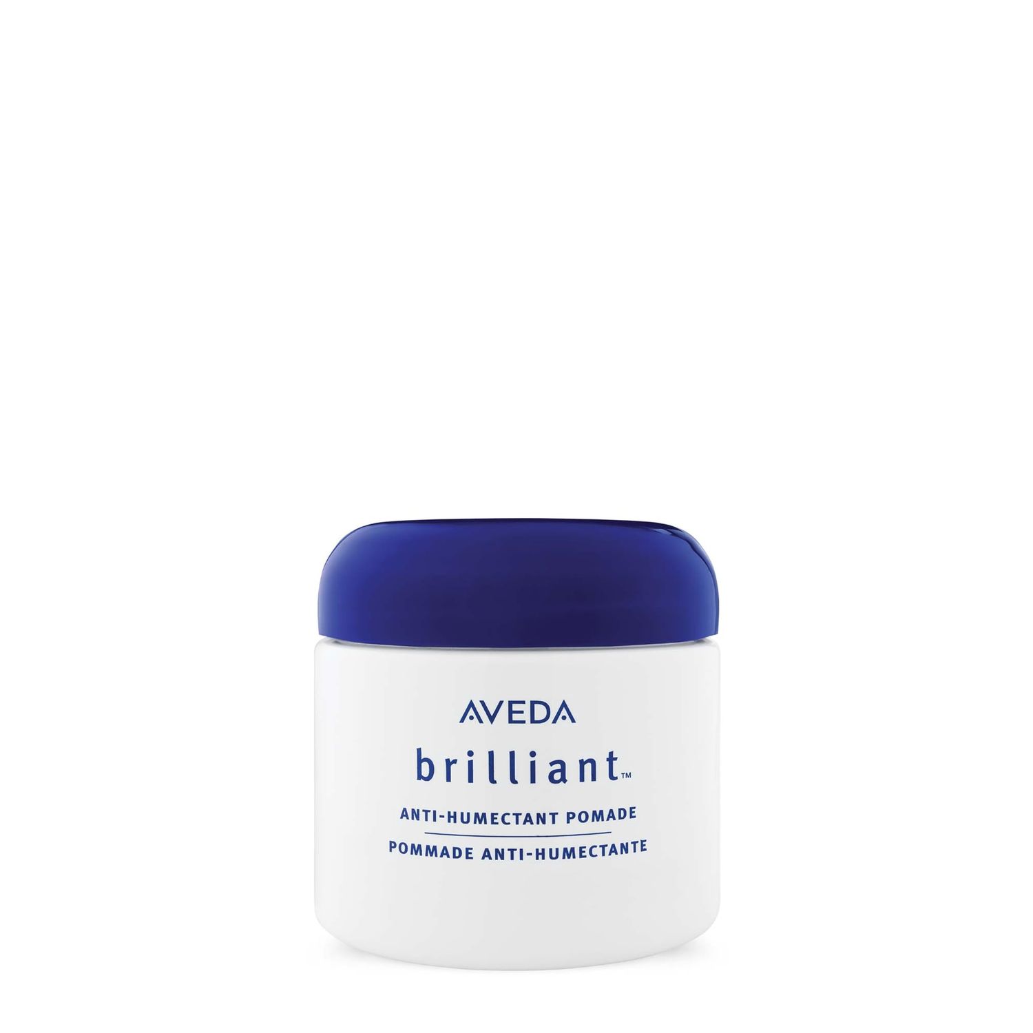 Aveda Brilliant Anti-Humectant Pomade Helps Prevent Frizz Flyaways Protects Against Humidity for Curly Coily Hair Types, 2.5 Ounce