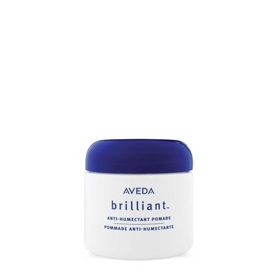 Aveda Brilliant Anti-Humectant Pomade Helps Prevent Frizz Flyaways Protects Against Humidity for Curly Coily Hair Types, 2.5 Ounce