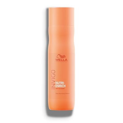 Wella Professionals Invigo Nutri-Enrich Shampoo, Deep Nourishing Shampoo For Dry Damaged Hair, 10.1 oz
