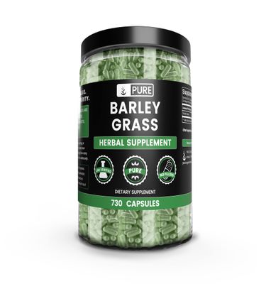 Pure Original Ingredients Barley Grass (730 Capsules) No Magnesium Or Rice Fillers, Always Pure